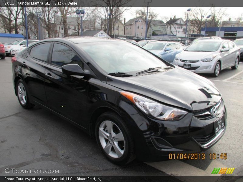 Black / Beige 2011 Hyundai Elantra GLS