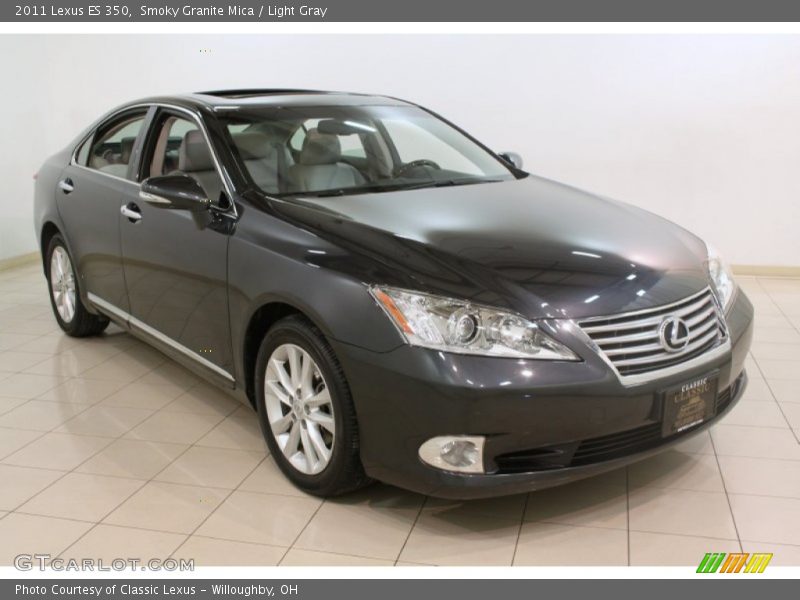Smoky Granite Mica / Light Gray 2011 Lexus ES 350