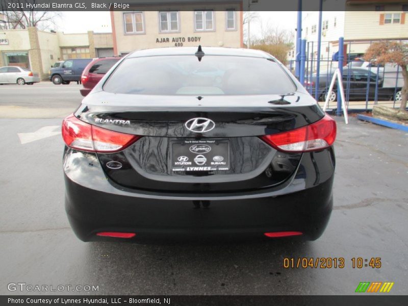 Black / Beige 2011 Hyundai Elantra GLS