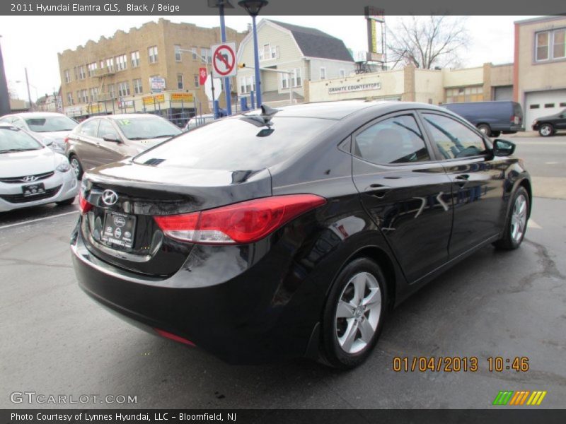 Black / Beige 2011 Hyundai Elantra GLS