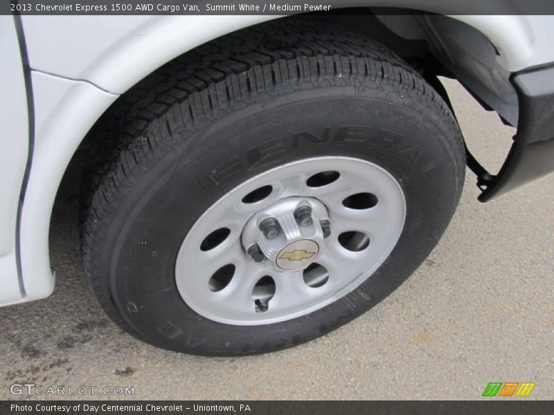  2013 Express 1500 AWD Cargo Van Wheel