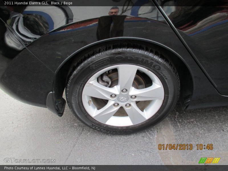 Black / Beige 2011 Hyundai Elantra GLS