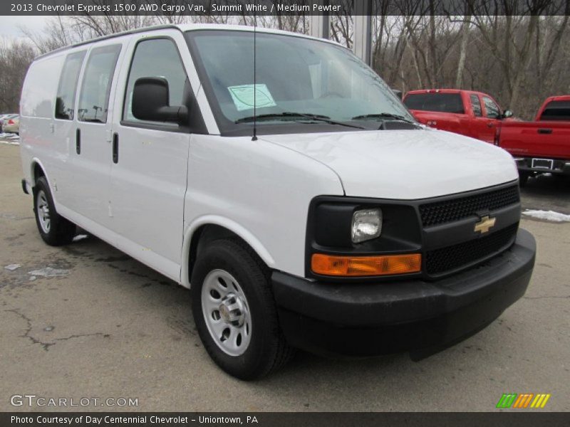 Front 3/4 View of 2013 Express 1500 AWD Cargo Van