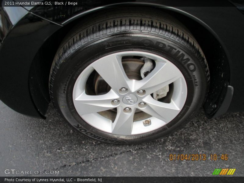 Black / Beige 2011 Hyundai Elantra GLS