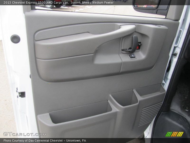 Summit White / Medium Pewter 2013 Chevrolet Express 1500 AWD Cargo Van