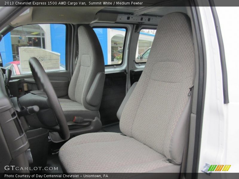 Front Seat of 2013 Express 1500 AWD Cargo Van