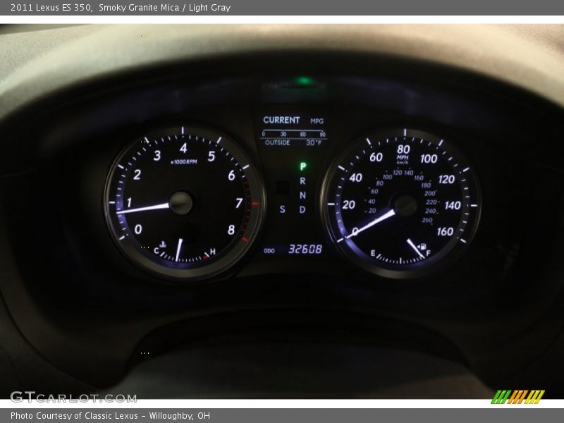Smoky Granite Mica / Light Gray 2011 Lexus ES 350