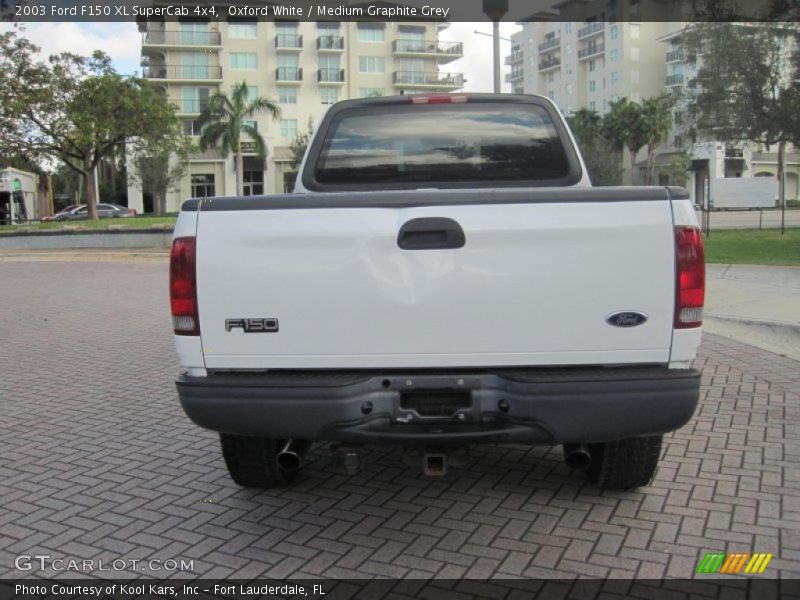 Oxford White / Medium Graphite Grey 2003 Ford F150 XL SuperCab 4x4