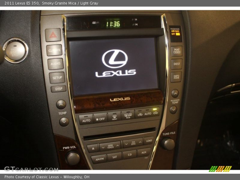 Smoky Granite Mica / Light Gray 2011 Lexus ES 350