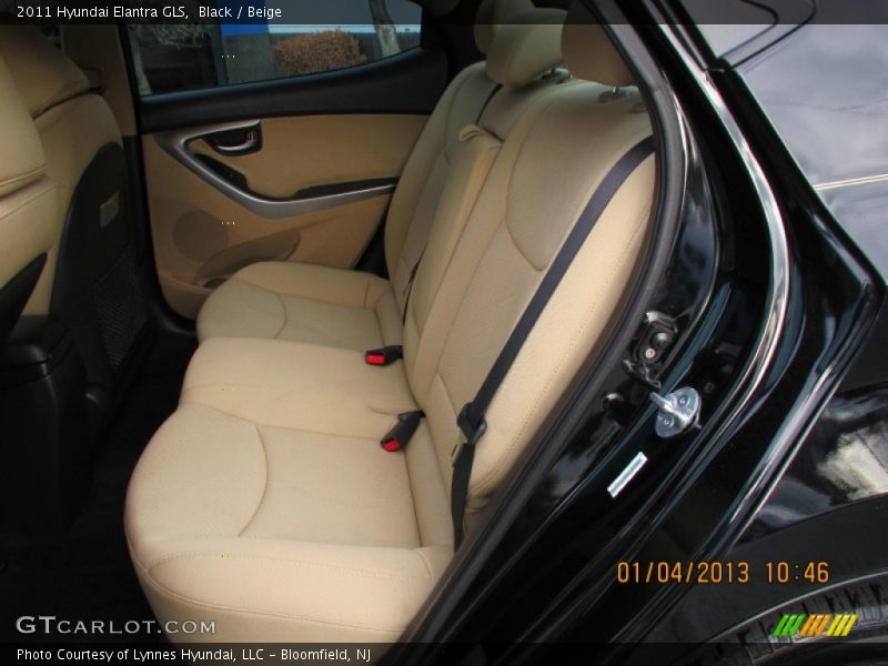 Black / Beige 2011 Hyundai Elantra GLS