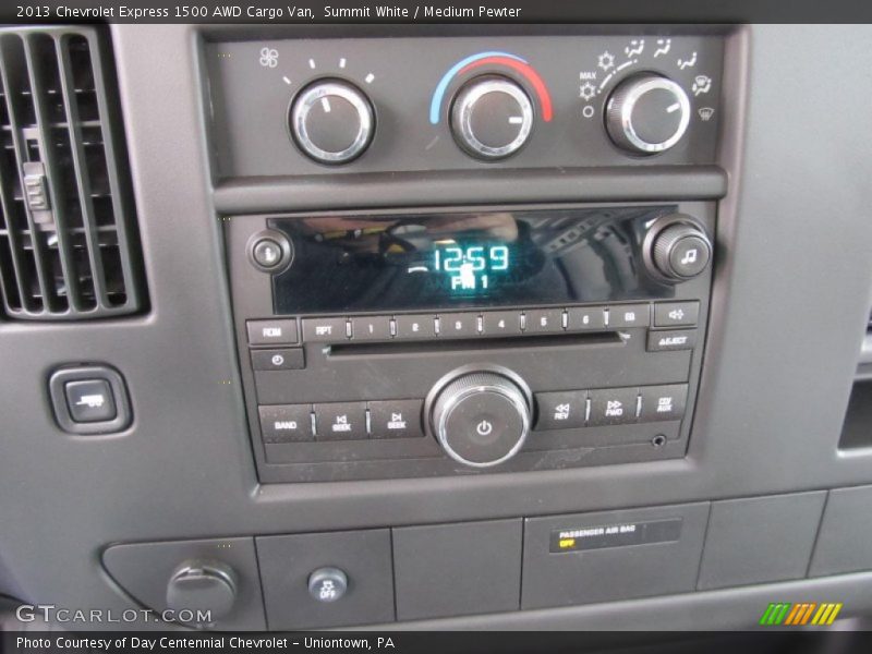 Controls of 2013 Express 1500 AWD Cargo Van