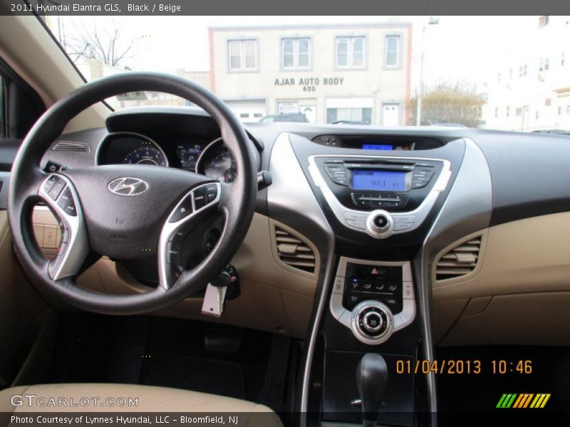 Black / Beige 2011 Hyundai Elantra GLS