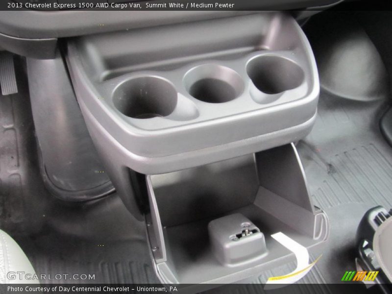 Summit White / Medium Pewter 2013 Chevrolet Express 1500 AWD Cargo Van