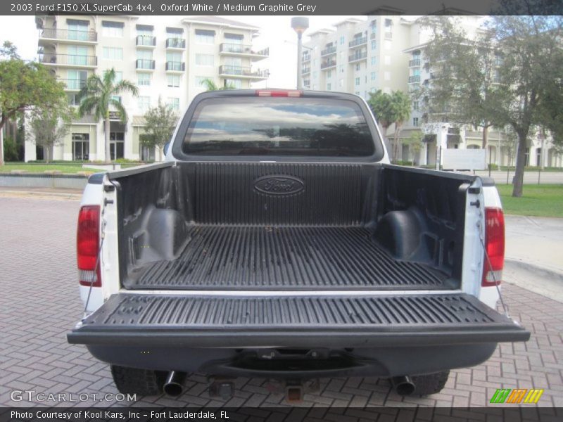 Oxford White / Medium Graphite Grey 2003 Ford F150 XL SuperCab 4x4