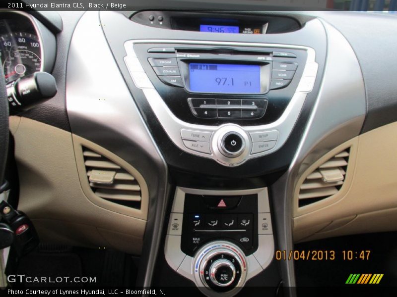 Black / Beige 2011 Hyundai Elantra GLS