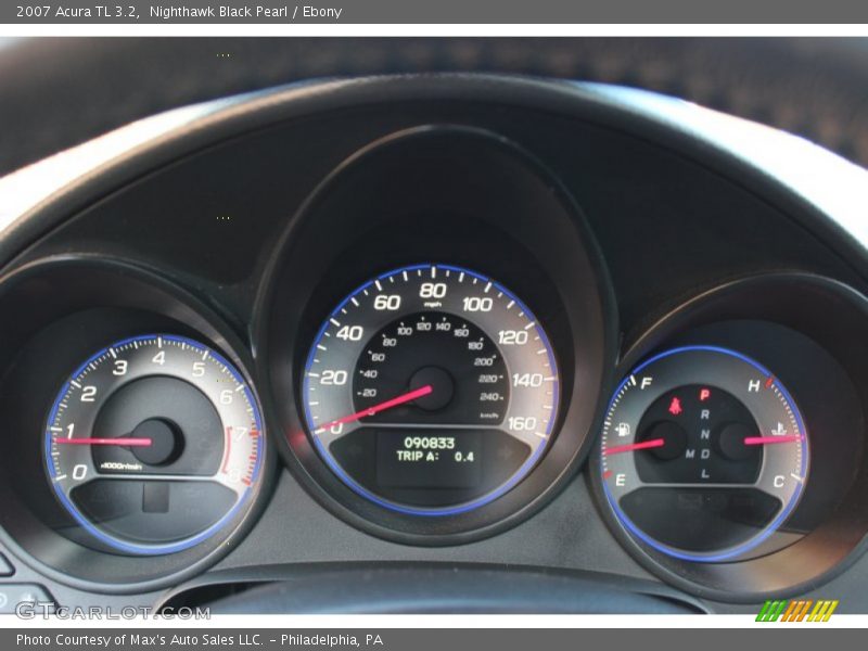 Nighthawk Black Pearl / Ebony 2007 Acura TL 3.2