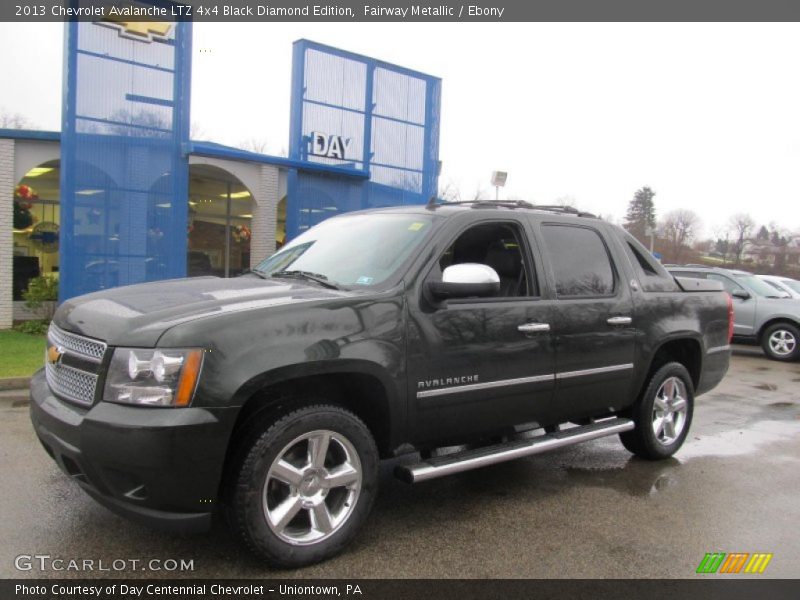 Fairway Metallic / Ebony 2013 Chevrolet Avalanche LTZ 4x4 Black Diamond Edition