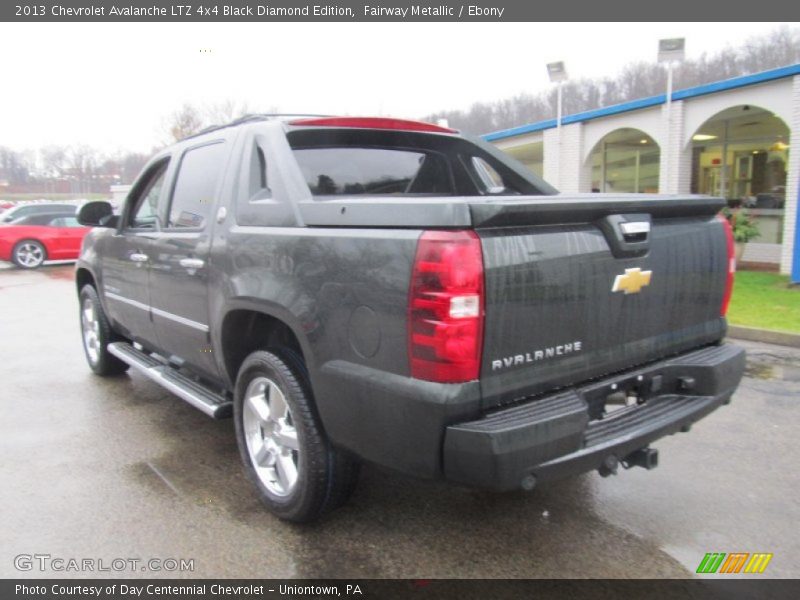 Fairway Metallic / Ebony 2013 Chevrolet Avalanche LTZ 4x4 Black Diamond Edition