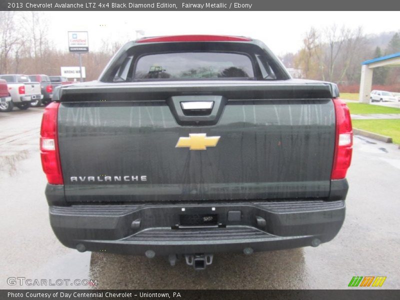 Fairway Metallic / Ebony 2013 Chevrolet Avalanche LTZ 4x4 Black Diamond Edition