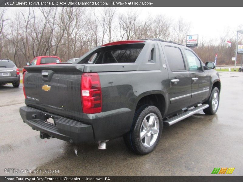 Fairway Metallic / Ebony 2013 Chevrolet Avalanche LTZ 4x4 Black Diamond Edition