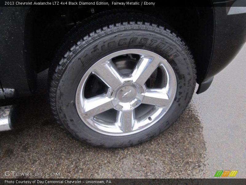 Fairway Metallic / Ebony 2013 Chevrolet Avalanche LTZ 4x4 Black Diamond Edition
