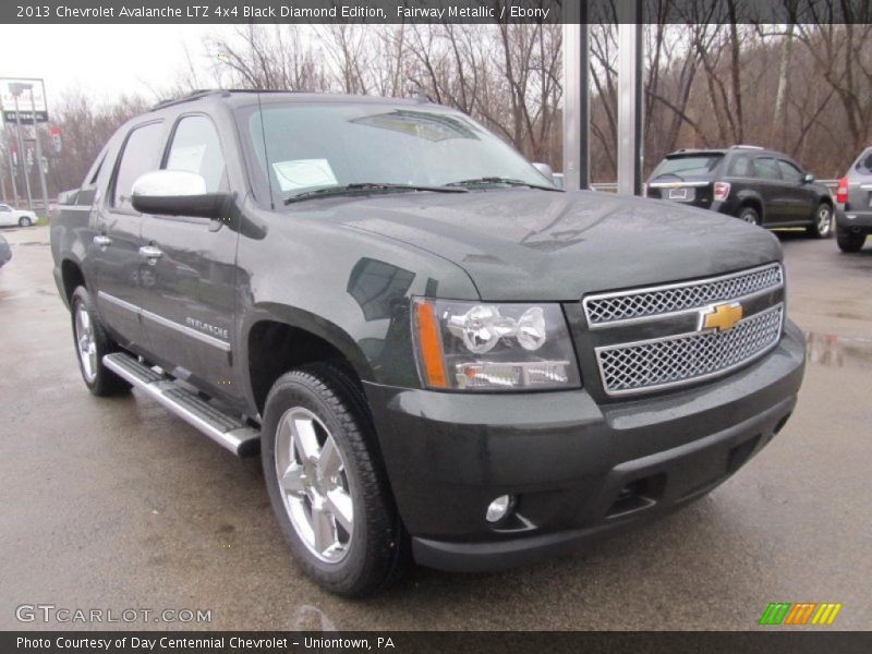 Front 3/4 View of 2013 Avalanche LTZ 4x4 Black Diamond Edition