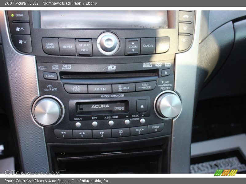 Nighthawk Black Pearl / Ebony 2007 Acura TL 3.2