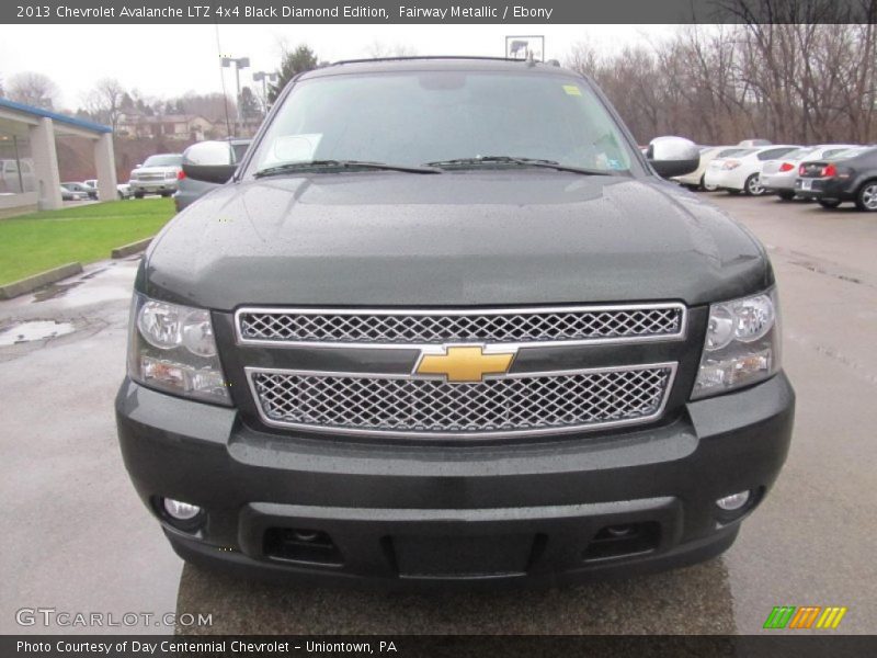 Fairway Metallic / Ebony 2013 Chevrolet Avalanche LTZ 4x4 Black Diamond Edition