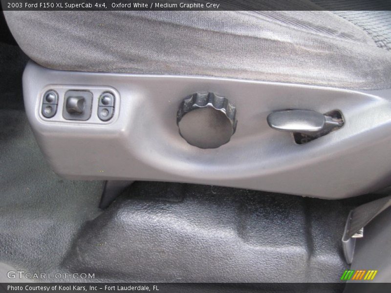 Oxford White / Medium Graphite Grey 2003 Ford F150 XL SuperCab 4x4