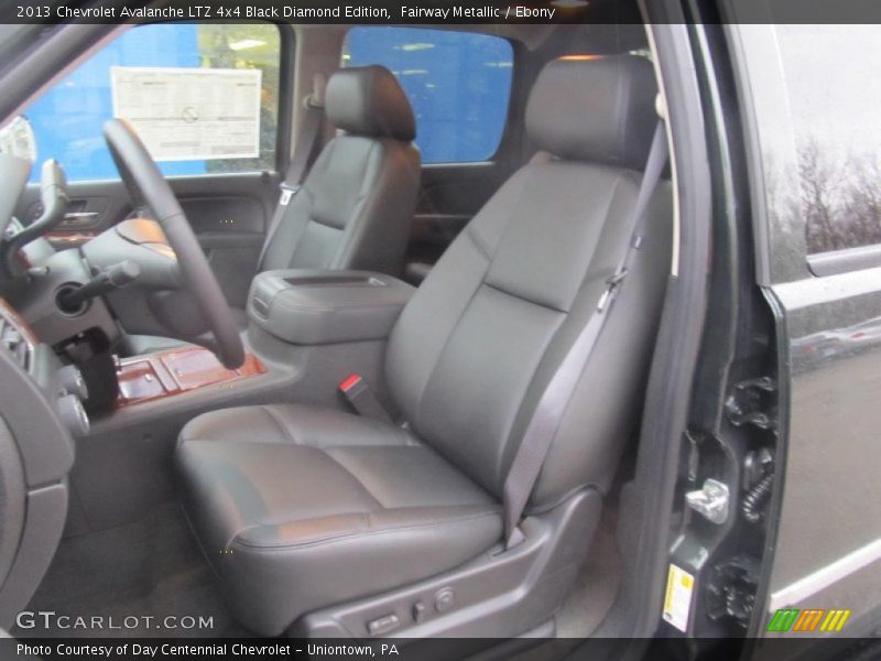Fairway Metallic / Ebony 2013 Chevrolet Avalanche LTZ 4x4 Black Diamond Edition