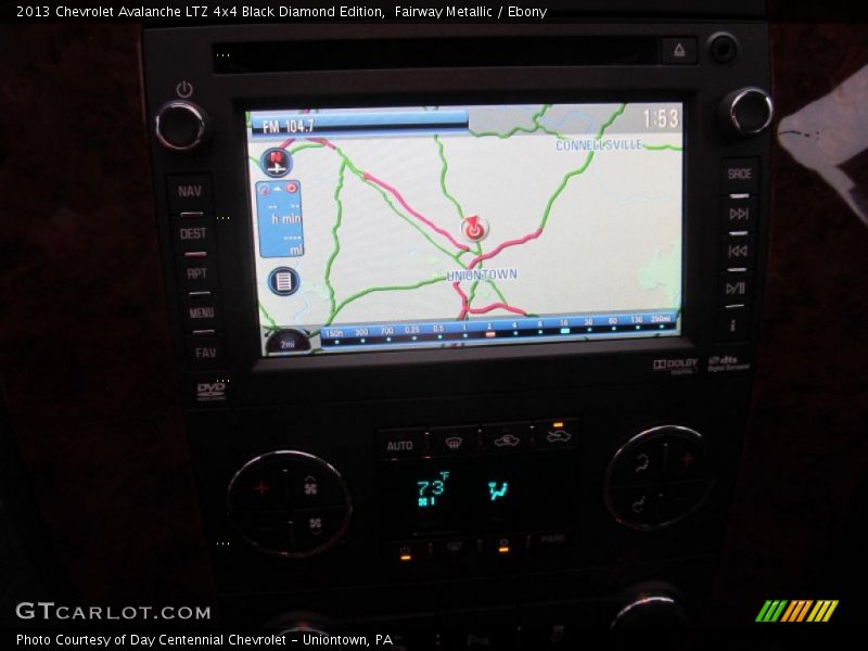 Fairway Metallic / Ebony 2013 Chevrolet Avalanche LTZ 4x4 Black Diamond Edition