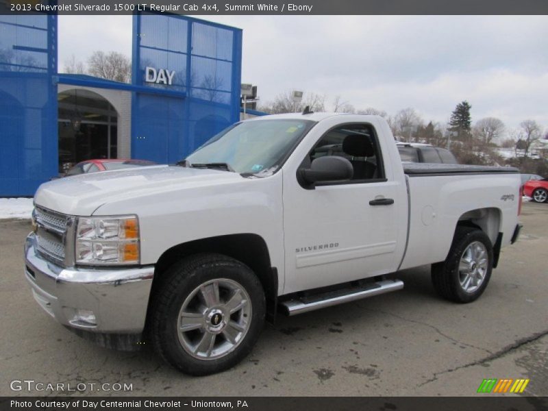 Summit White / Ebony 2013 Chevrolet Silverado 1500 LT Regular Cab 4x4