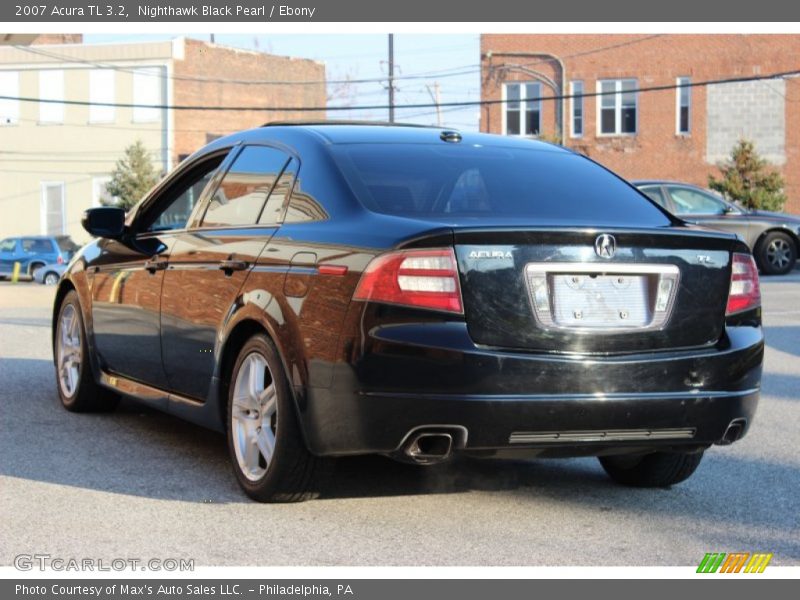 Nighthawk Black Pearl / Ebony 2007 Acura TL 3.2