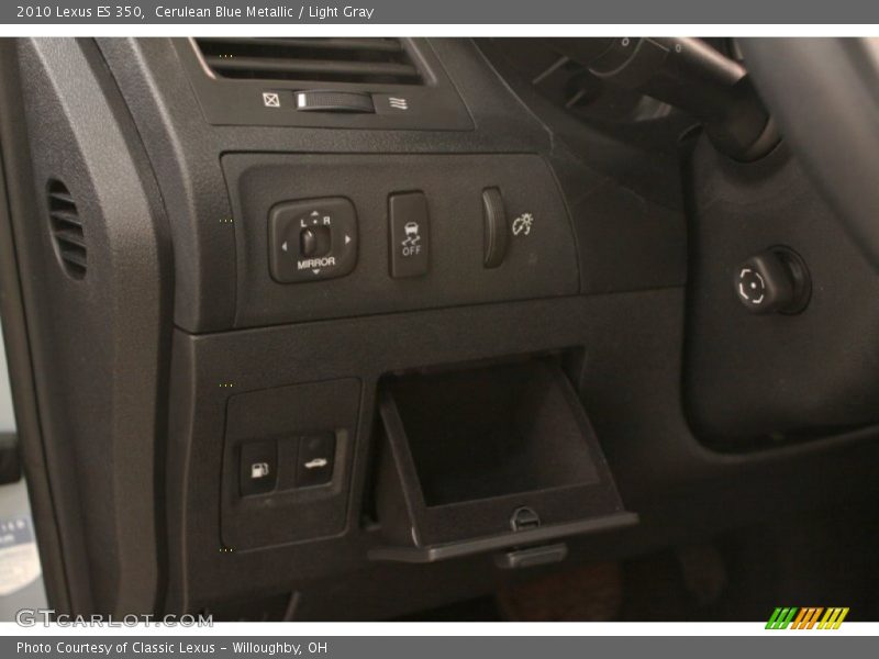 Cerulean Blue Metallic / Light Gray 2010 Lexus ES 350