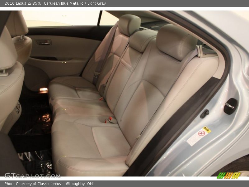 Cerulean Blue Metallic / Light Gray 2010 Lexus ES 350