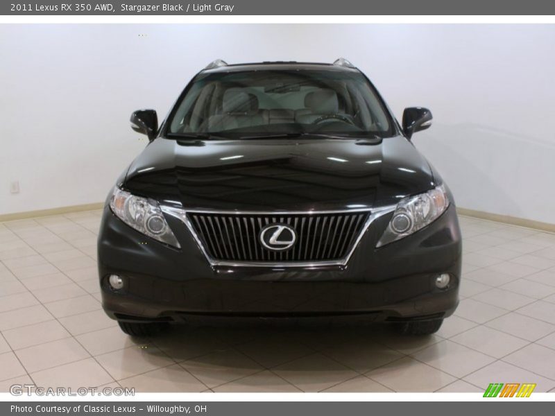 Stargazer Black / Light Gray 2011 Lexus RX 350 AWD