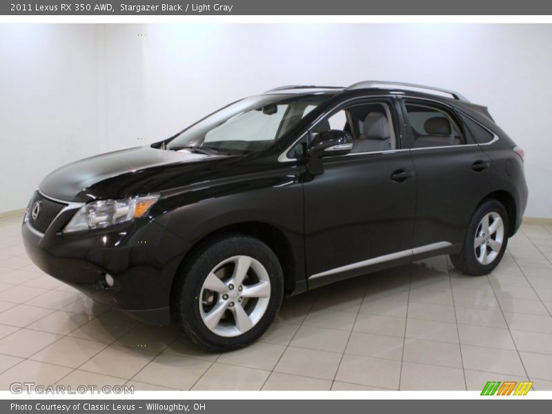 Stargazer Black / Light Gray 2011 Lexus RX 350 AWD