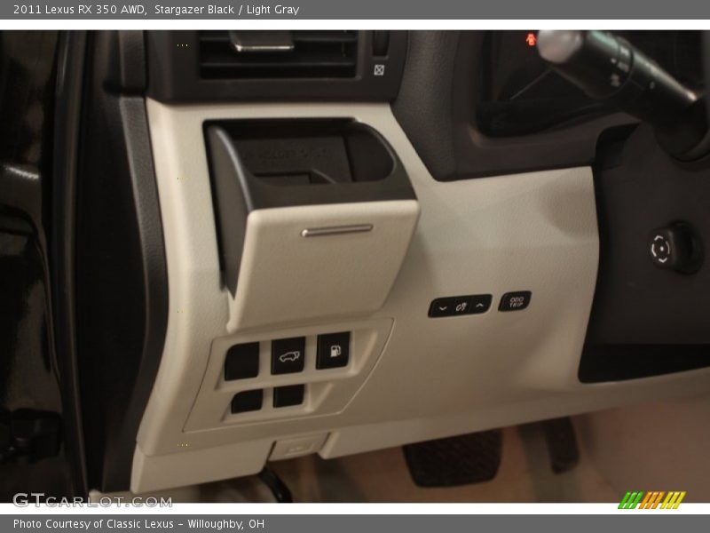 Stargazer Black / Light Gray 2011 Lexus RX 350 AWD