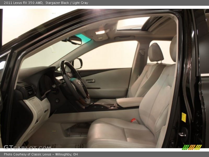 Stargazer Black / Light Gray 2011 Lexus RX 350 AWD