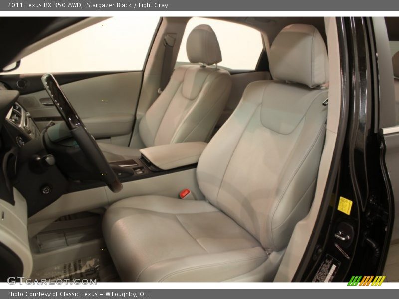 Stargazer Black / Light Gray 2011 Lexus RX 350 AWD
