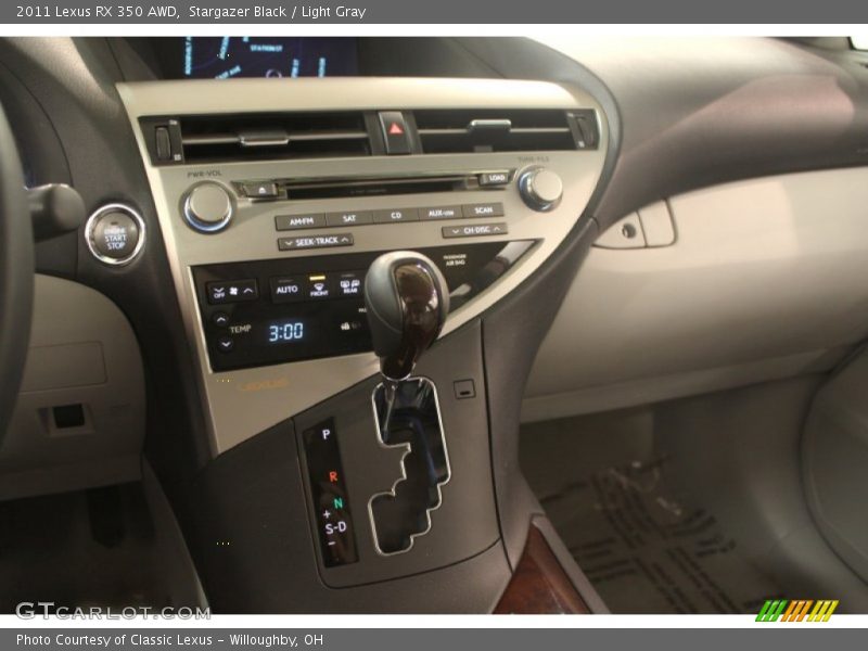 Stargazer Black / Light Gray 2011 Lexus RX 350 AWD