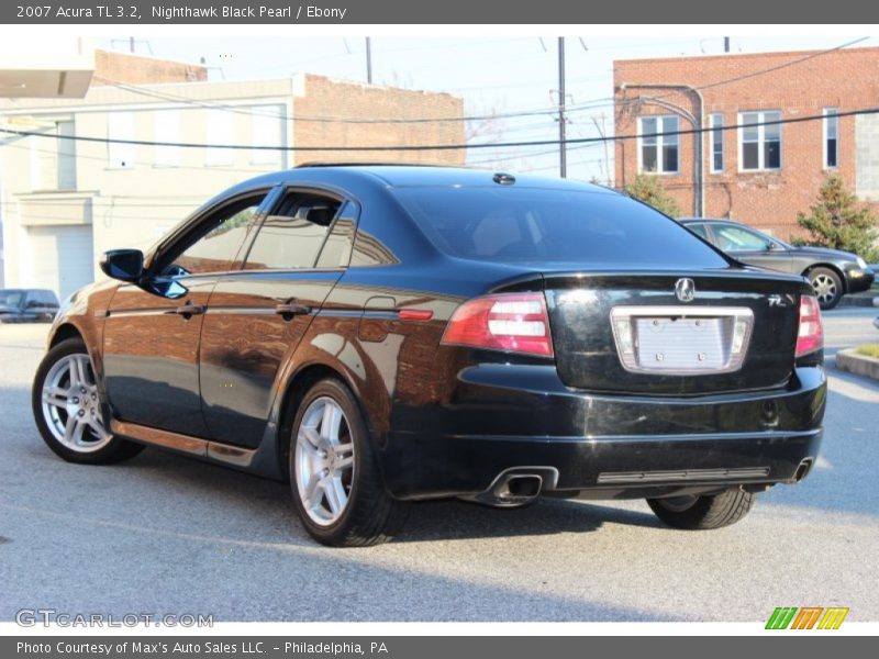 Nighthawk Black Pearl / Ebony 2007 Acura TL 3.2