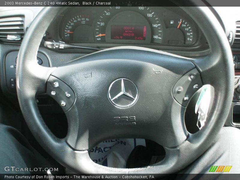 Black / Charcoal 2003 Mercedes-Benz C 240 4Matic Sedan