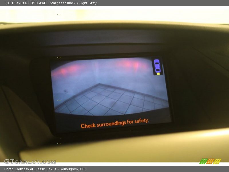 Stargazer Black / Light Gray 2011 Lexus RX 350 AWD
