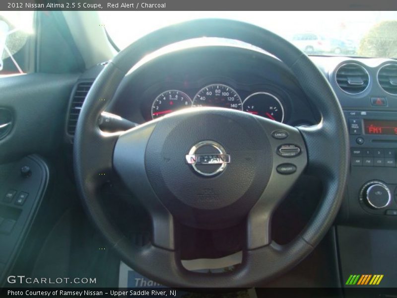 Red Alert / Charcoal 2012 Nissan Altima 2.5 S Coupe