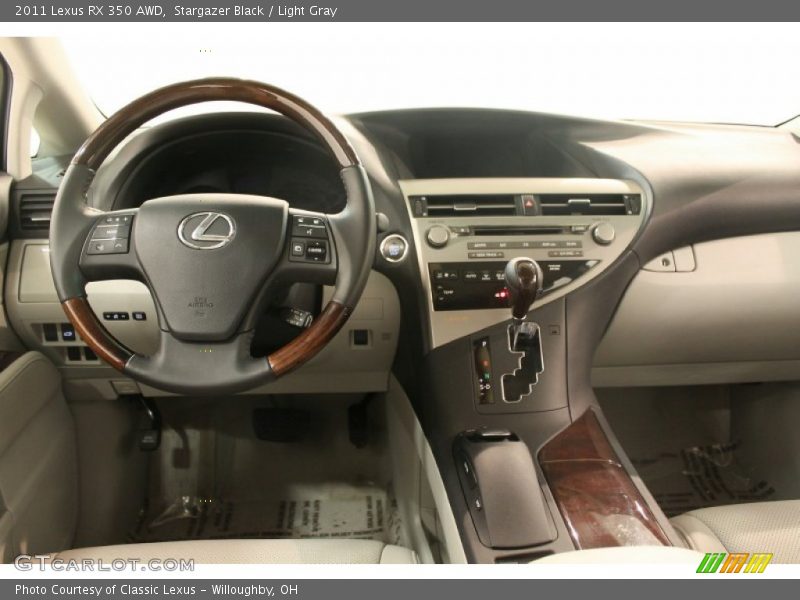 Stargazer Black / Light Gray 2011 Lexus RX 350 AWD
