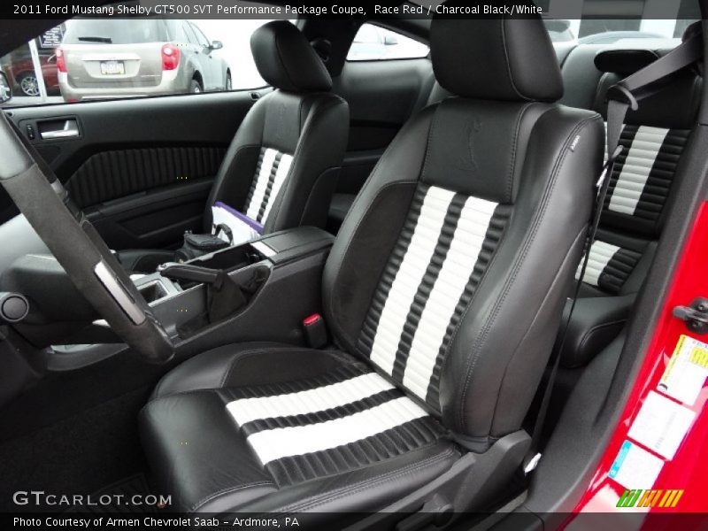 Front Seat of 2011 Mustang Shelby GT500 SVT Performance Package Coupe
