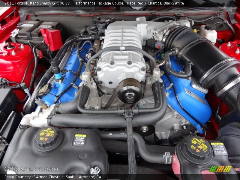  2011 Mustang Shelby GT500 SVT Performance Package Coupe Engine - 5.4 Liter SVT Supercharged DOHC 32-Valve V8