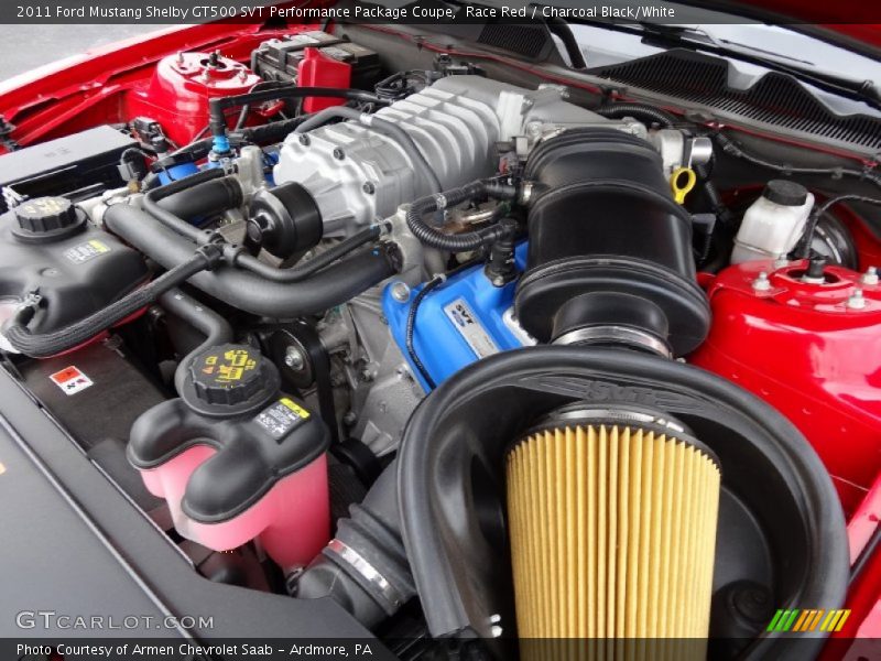  2011 Mustang Shelby GT500 SVT Performance Package Coupe Engine - 5.4 Liter SVT Supercharged DOHC 32-Valve V8