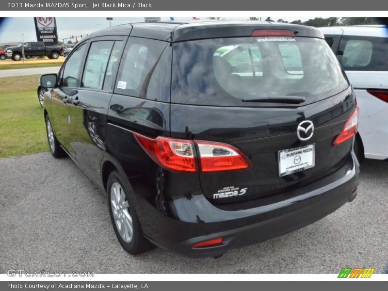 Jet Black Mica / Black 2013 Mazda MAZDA5 Sport